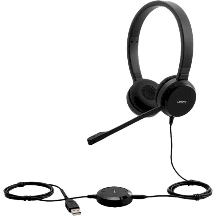 Гарнітура LENOVO Pro Wired Stereo VOIP (4XD0S92991)