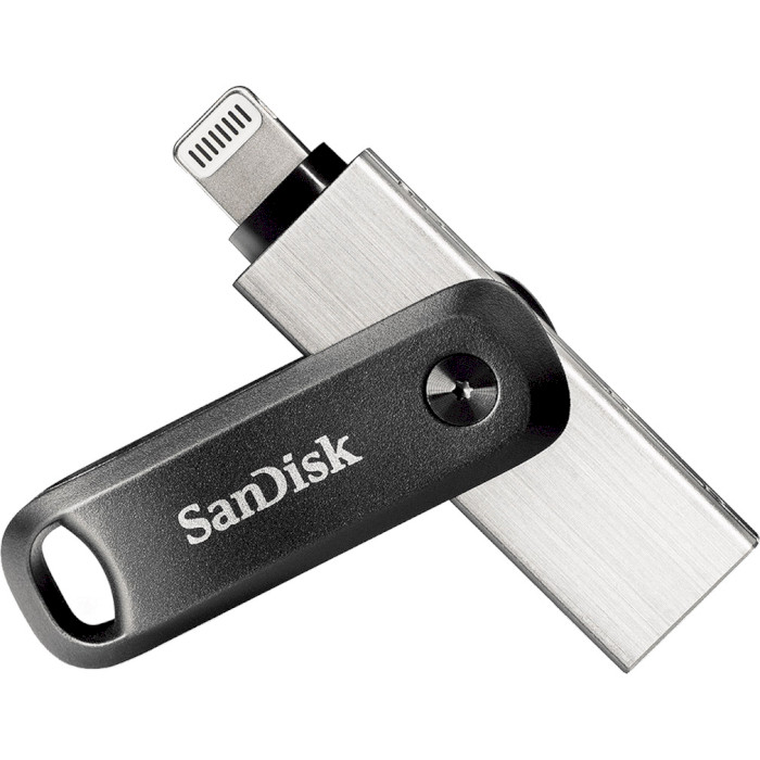 Флэшка SANDISK iXpand Go 256GB USB+Lightning3.0 (SDIX60N-256G-GN6NE)