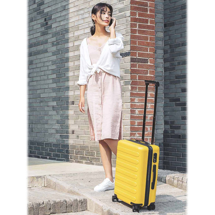 Чемодан XIAOMI 90FUN Seven-Bar Luggage 28" Yellow 100л