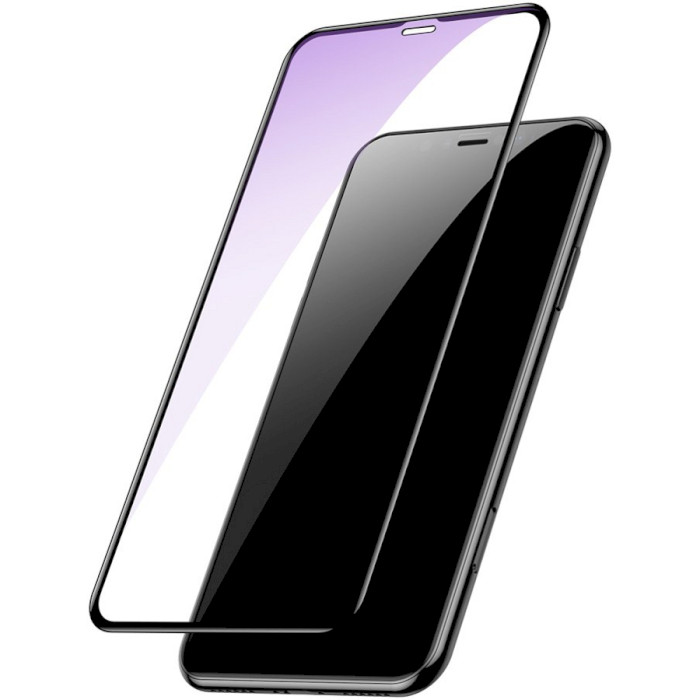 Защитное стекло BASEUS Full-Screen and Full-Glass with Anti-Blue Light для iPhone 11 Pro (SGAPIPH58S-KD01)
