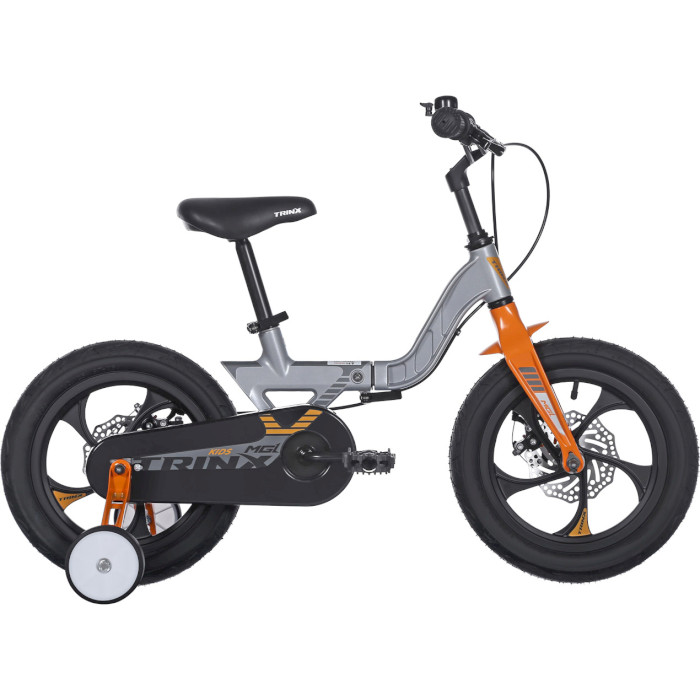 Велосипед дитячий TRINX MG1 14" Matt Gray/Gray/Orange