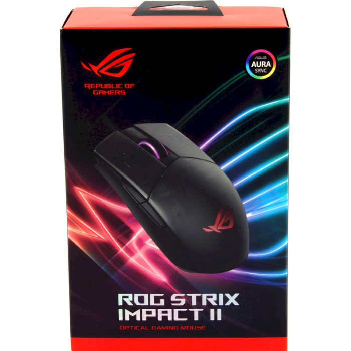 Мышь игровая ASUS ROG Strix Impact II Black (90MP01E0-B0UA00)