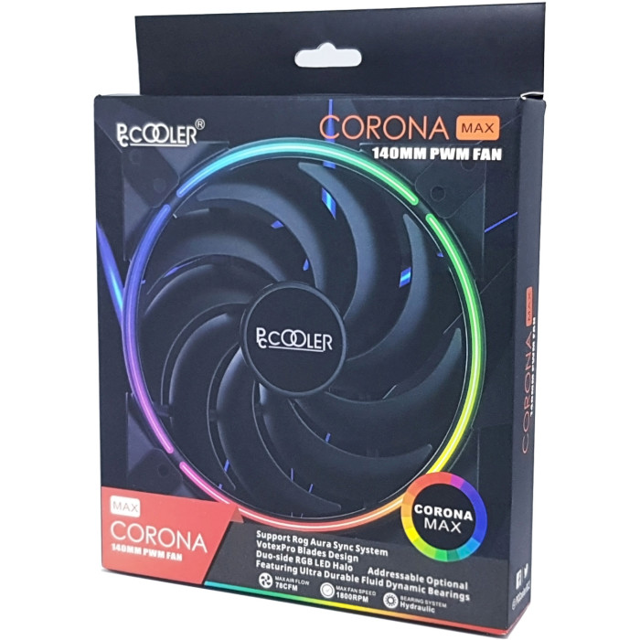 Вентилятор PCCOOLER Corona Max 140 FRGB
