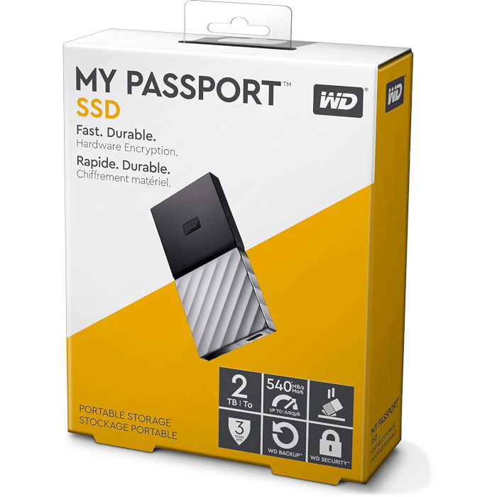 Портативний SSD WD My Passport 2TB (WDBKVX0020PSL-WESN)