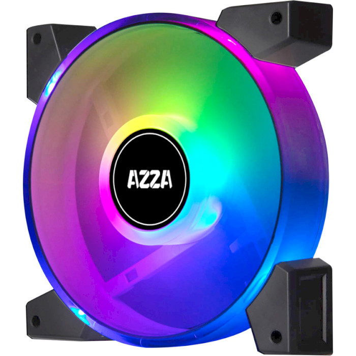 Комплект вентиляторів AZZA Hurricane II Digital RGB 4-Pack (FNAZ-12DRGB2-241)