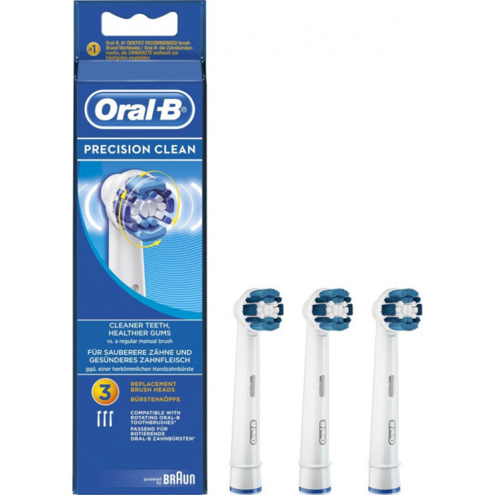 Насадка для зубної щітки BRAUN ORAL-B Precision Clean EB20 3шт (81429914)