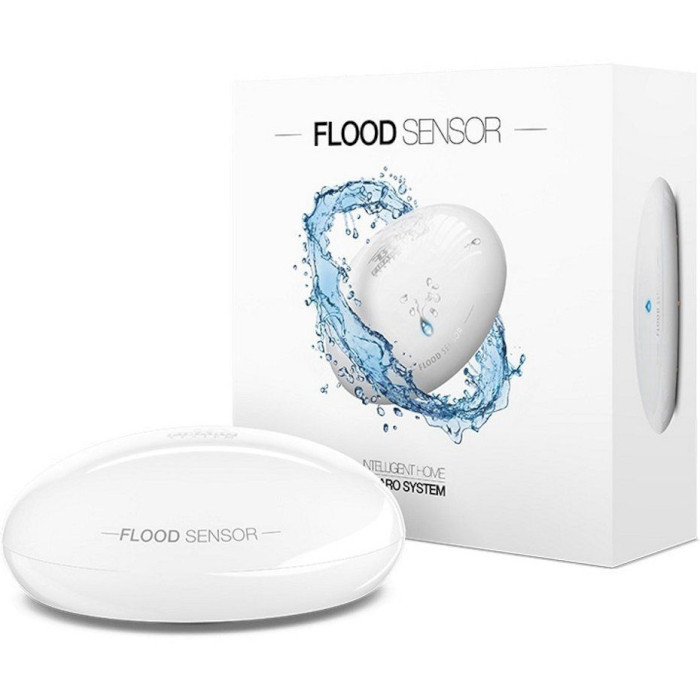 Датчик протечки воды с измерением температуры FIBARO Flood Sensor (FGFS-101 ZW5)