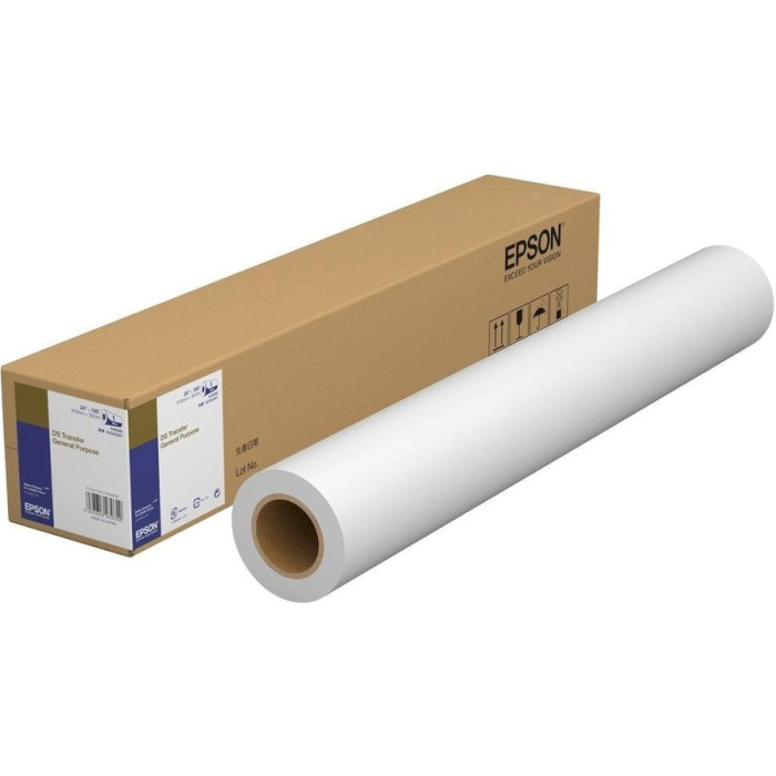 Рулонний папір для плотерів EPSON DS Transfer General Purpose 87g/m², 24", 610mm x 30.5m (C13S400080)