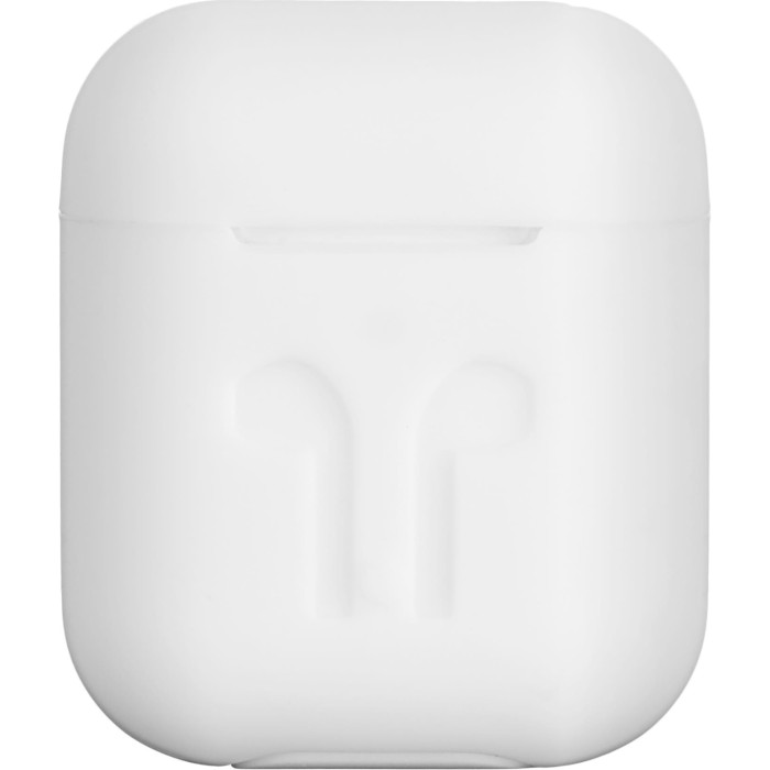 Чохол 2E Pure Color Silicone Imprint Case для Apple AirPods White (2E-AIR-PODS-IBPCSI-3-WT)