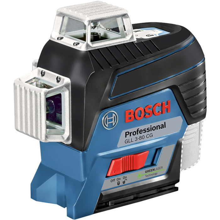 Нівелір лазерний BOSCH GLL 3-80 CG Professional + тримач BM1 + кейс L-Boxx (0.601.063.T00)