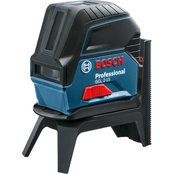Нівелір лазерний BOSCH GCL 2-15 Professional + тримач RM1 + затискач BM3 + кейс (0.601.066.E02)