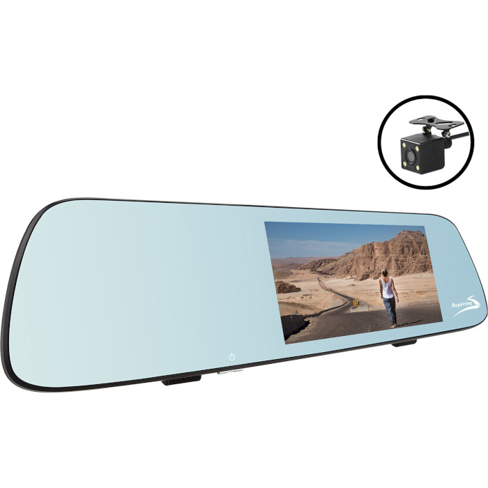 Автомобильный видеорегистратор-зеркало с камерой заднего вида ASPIRING Maxi 1 (MS885447)