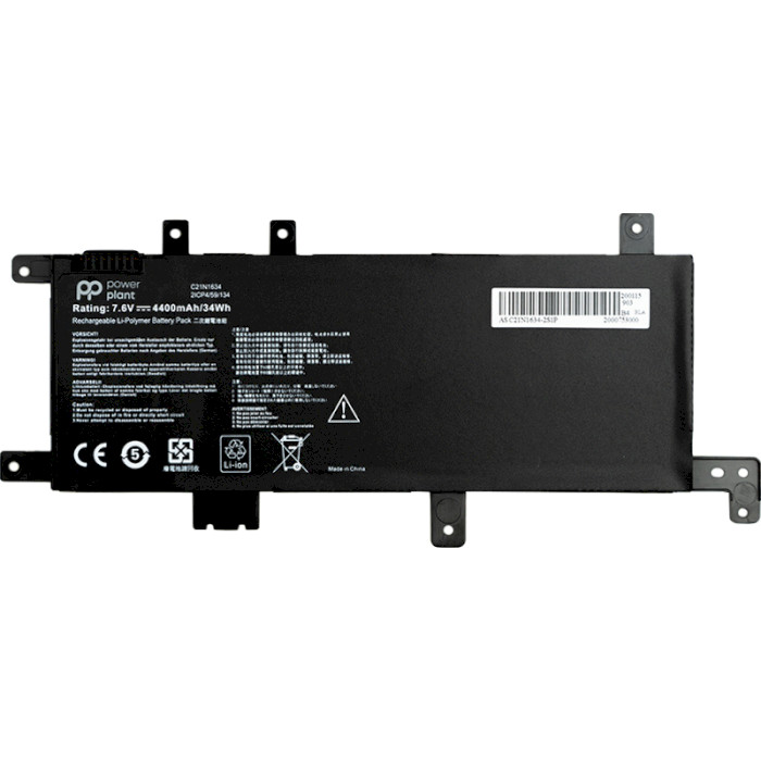 Акумулятор POWERPLANT для ноутбуків ASUS VivoBook A580U 7.6V/4400mAh/33Wh (NB431144)