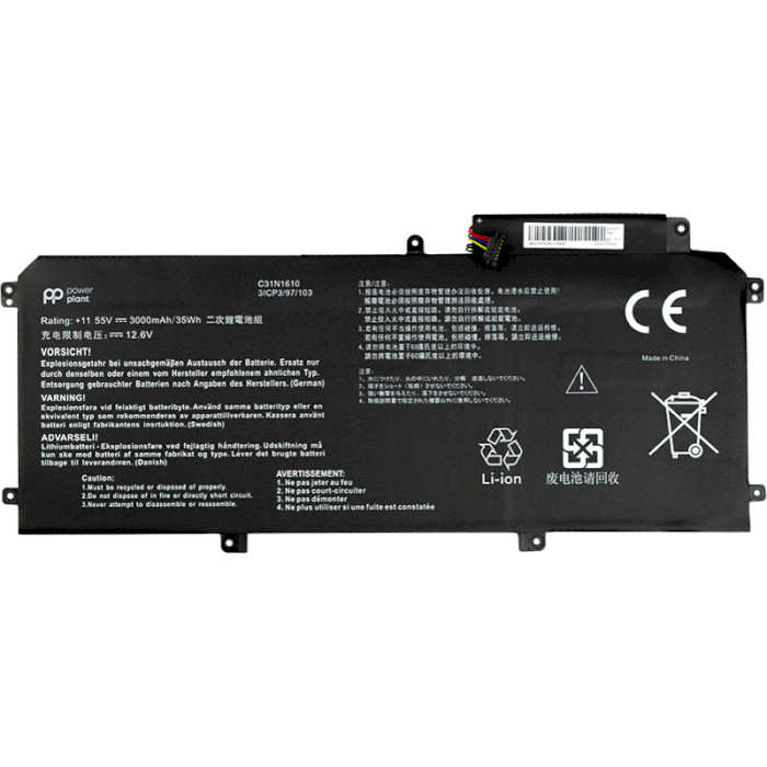 Аккумулятор POWERPLANT для ноутбуков Asus Zenbook UX330 11.55V/3000mAh/35Wh (NB431168)