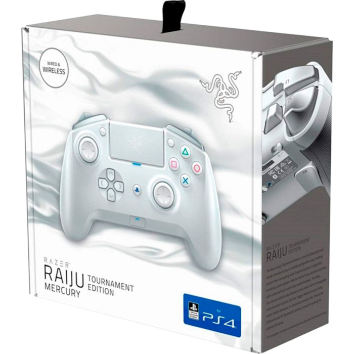 Геймпад RAZER Raiju Tournament Edition Mercury White (RZ06-02610300-R3G1)