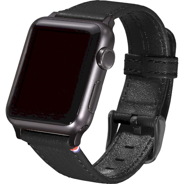 Ремешок DECODED Nappa Leather Band для Apple Watch 38/40мм Black (D5AW38SP1BK)