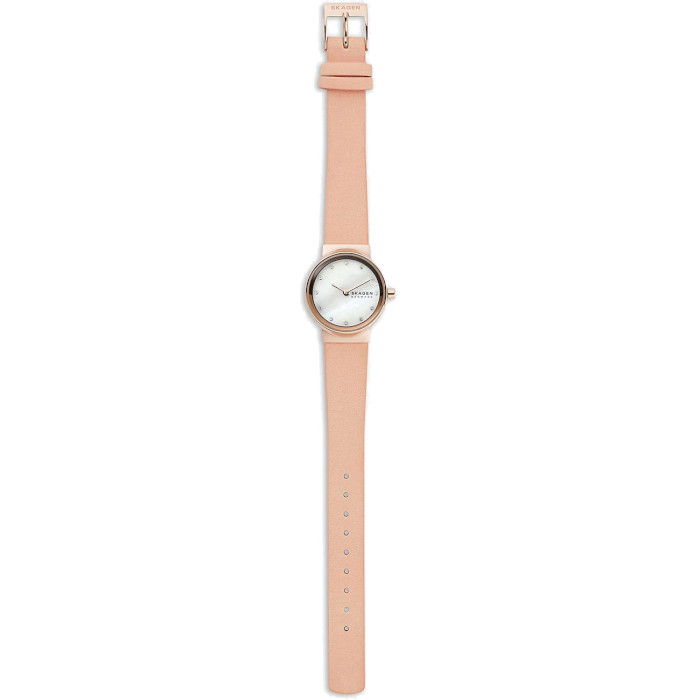 Часы SKAGEN Freja Two-Hand Pink Leather Watch + Bracelet Box Set (SKW1113)