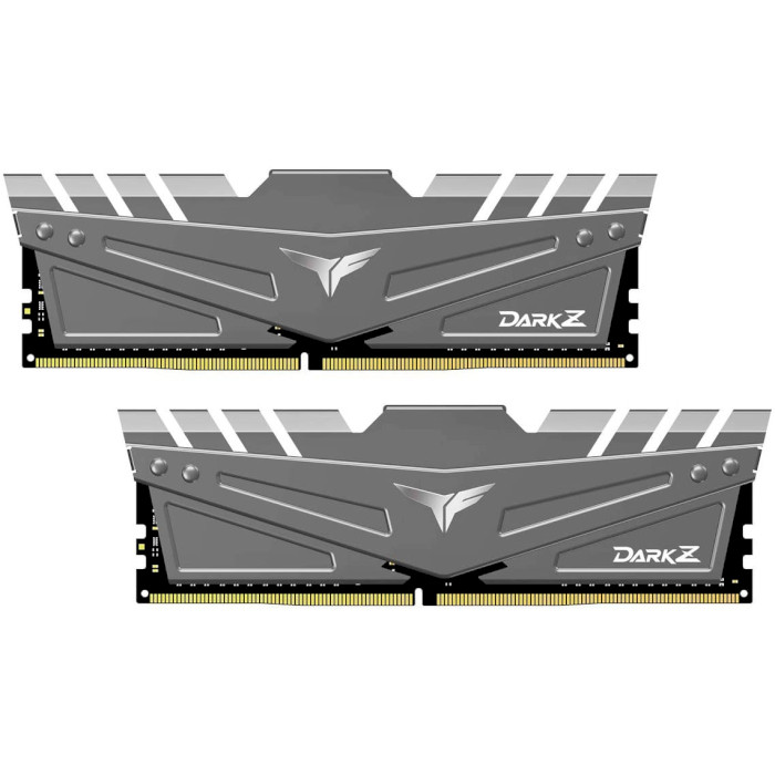 Модуль памяти TEAM T-Force Dark Z Gray DDR4 3200MHz 32GB Kit 2x16GB (TDZGD432G3200HC16CDC01)