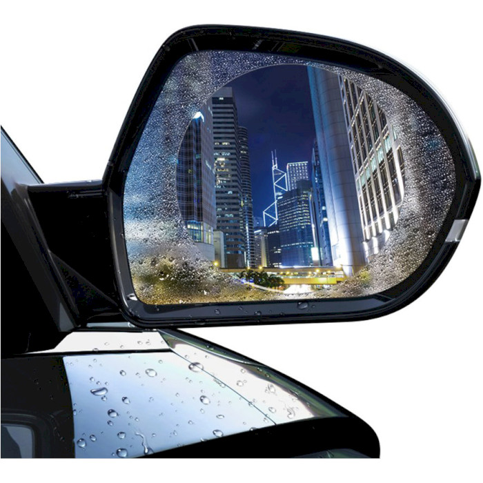 Непромокаюча плівка для дзеркала заднього виду BASEUS Rainproof Film for Car Rear-View Mirror 80x80 (SGFY-A02)