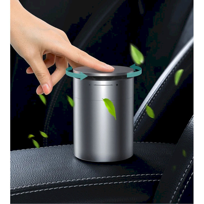 Автомобільний освіжувач повітря BASEUS Minimalist Car Cup Holder Air Freshener Ocean Silver (SUXUN-CE0S)