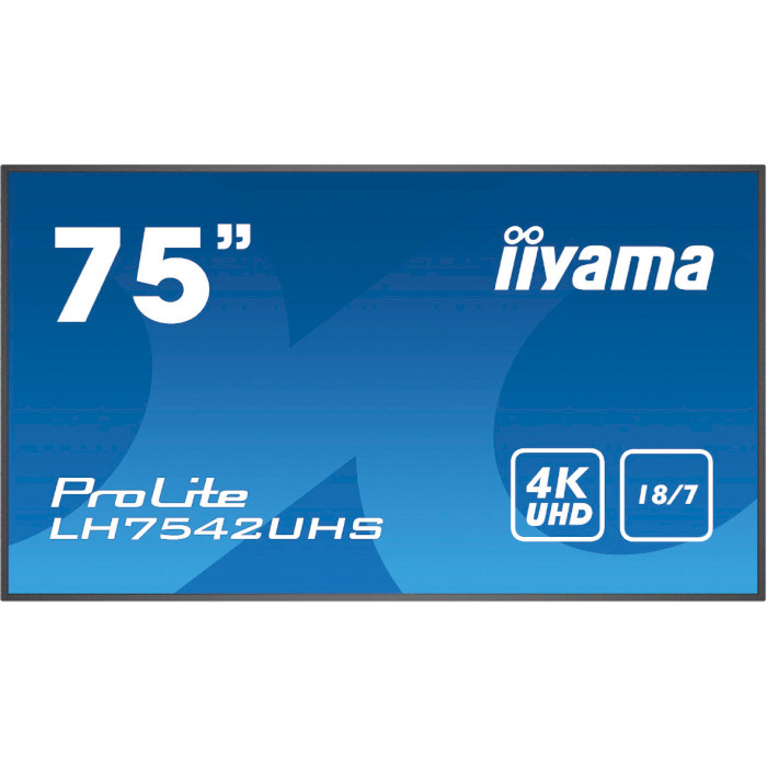 Информационный дисплей 75" IIYAMA ProLite LH7542UHS-B1