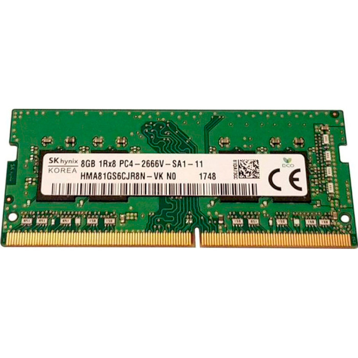 Модуль памяти HYNIX SO-DIMM DDR4 2666MHz 8GB (HMA81GS6CJR8N-VKN0)