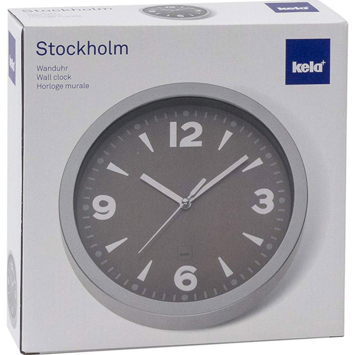 Настінний годинник KELA Stockholm (22732)