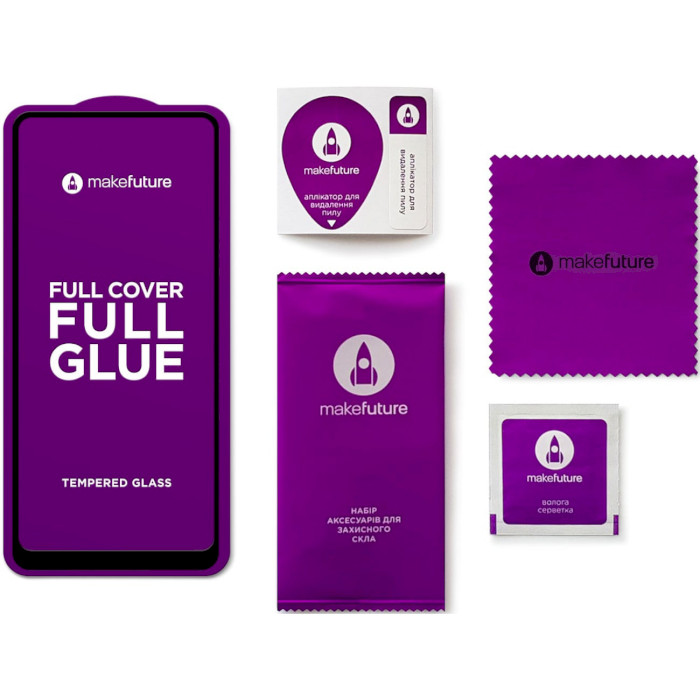 Захисне скло MAKE Full Cover Full Glue для Galaxy A21s (MGF-SA21S)