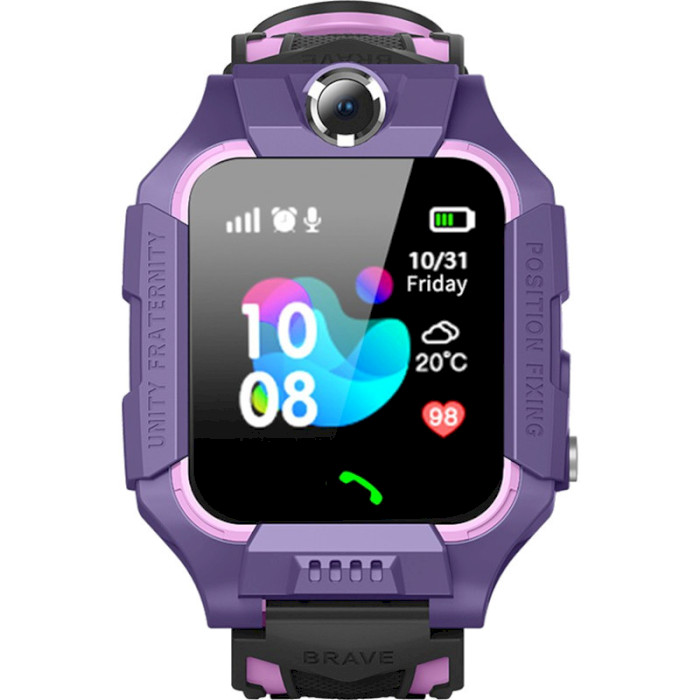 Детские смарт-часы GOGPS K24 Purple