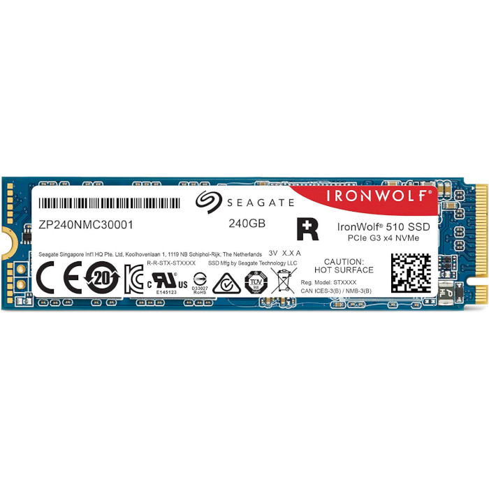 SSD диск SEAGATE IronWolf 510 240GB M.2 NVMe (ZP240NM30011)