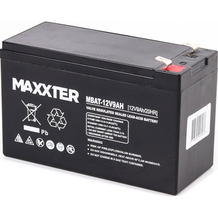 Акумуляторна батарея MAXXTER MBAT-12V9AH (12В, 9Агод)