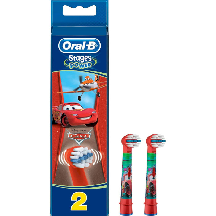 Насадка для зубной щётки BRAUN ORAL-B Stages Power EB10 Cars 2шт (81318057/80250543-CARS)