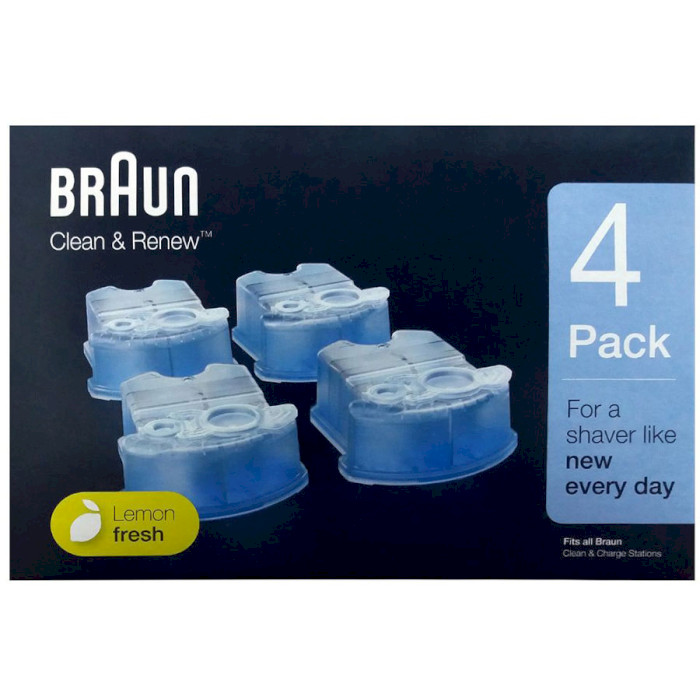Картридж для бритв BRAUN CCR4 Clean & Renew (81667757)