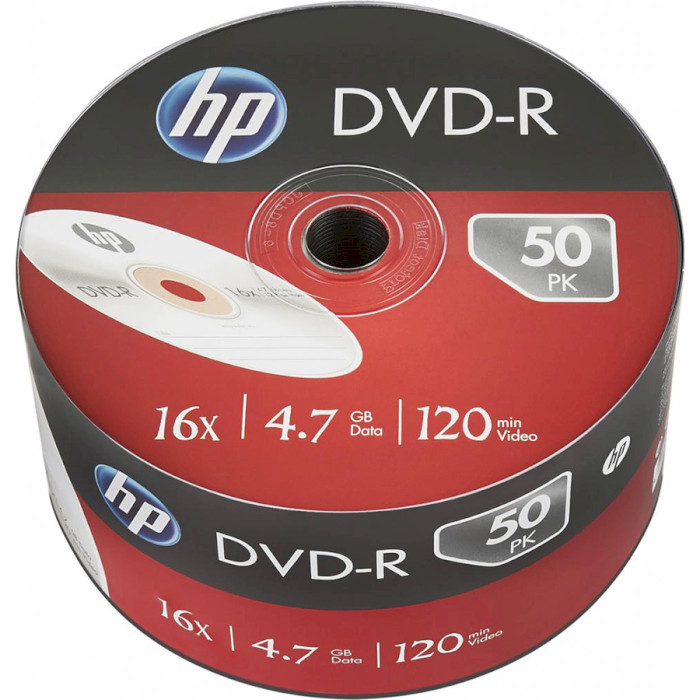 DVD-R HP 4.7GB 16x 50pcs/wrap (69303/DME00070-3)