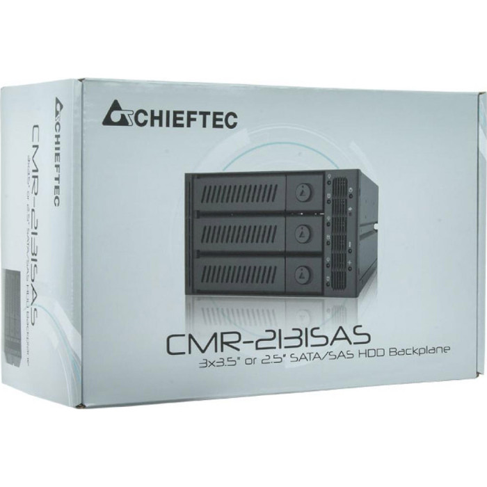 Бэкплейн CHIEFTEC CMR-2131SAS 2х5.25" -> 3x3.5"