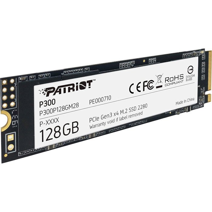 SSD диск PATRIOT P300 128GB M.2 NVMe (P300P128GM28)