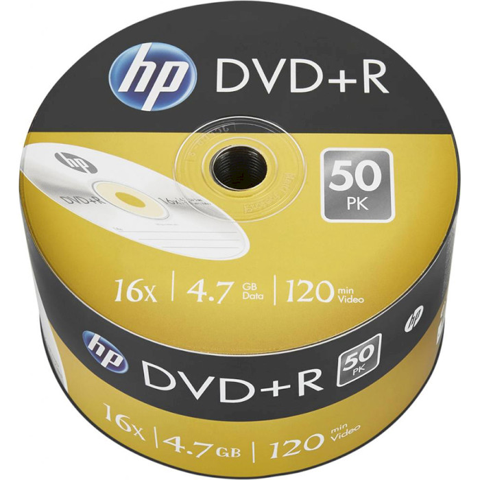 DVD+R HP 4.7GB 16x 50pcs/wrap (69305/DRE00070-3)