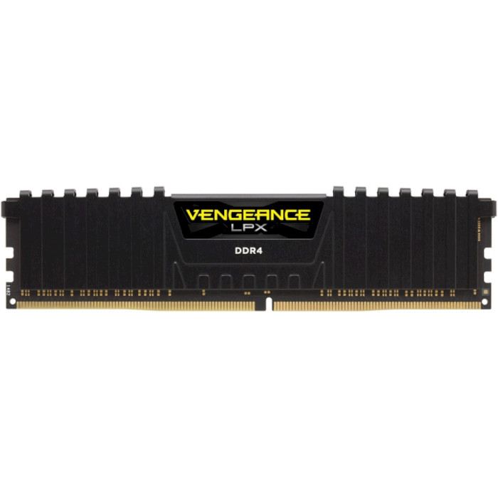 Модуль памяти CORSAIR Vengeance LPX Black DDR4 2400MHz 4GB (CMK4GX4M1A2400C16)
