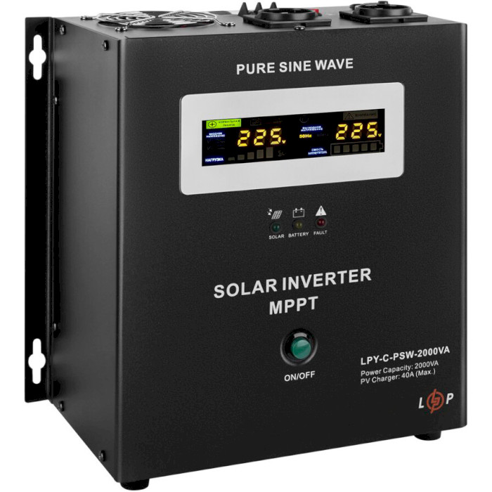 Гібридний сонячний інвертор LOGICPOWER LPY-C-PSW-2000VA (LP4126)