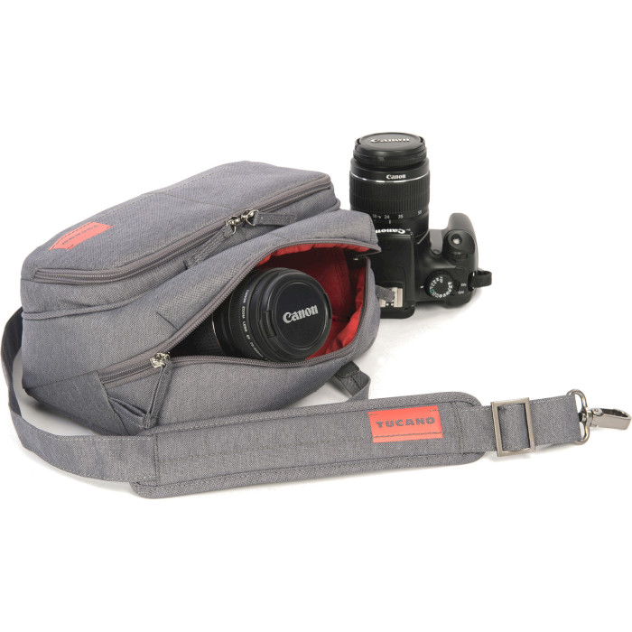 Сумка для фото-відеотехніки TUCANO Contatto Digital Bag Medium Gray (CBC-M-G)