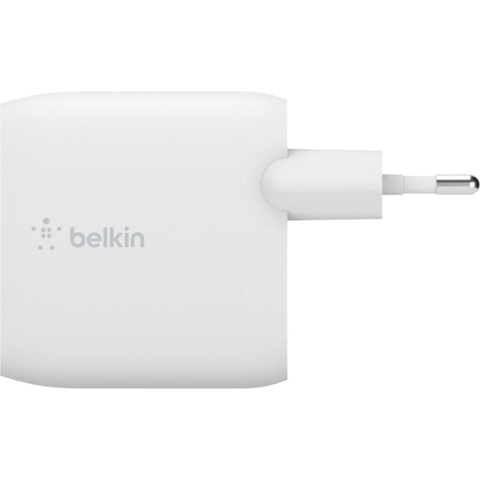 Зарядний пристрій BELKIN Boost Up Charge Dual USB-A Home Charger White w/Type-C cable (WCE001VF1MWH)
