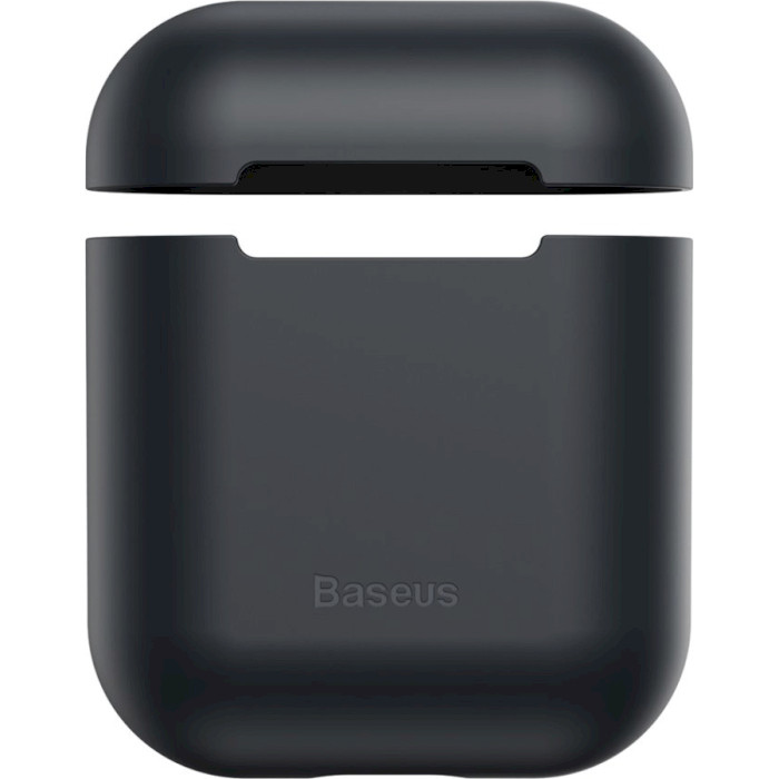 Чехол BASEUS Ultrathin Series Silica Gel Protector for Airpods 1/2 Black (WIAPPOD-BZ01)