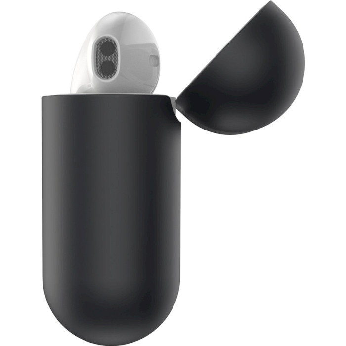 Чехол BASEUS Ultrathin Series Silica Gel Protector for Airpods 1/2 Black (WIAPPOD-BZ01)