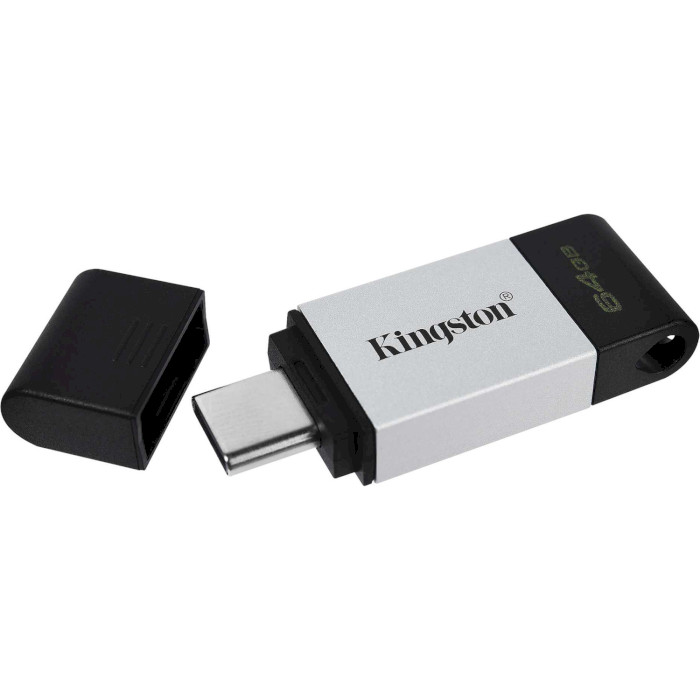 Флэшка KINGSTON DataTraveler 80 USB-C3.2 64GB (DT80/64GB)