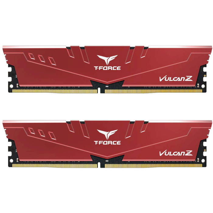 Модуль пам'яті TEAM T-Force Vulcan Z Red DDR4 3200MHz 16GB Kit 2x8GB (TLZRD416G3200HC16CDC01)