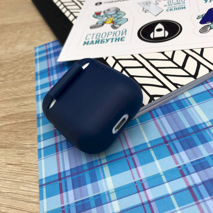 Чехол MAKE Silicone for AirPods Blue (MCL-AA1/2BL)