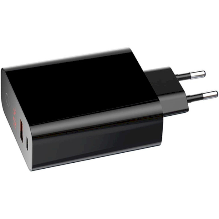 Зарядное устройство BASEUS Speed PPS Smart Shutdown & Digital Display Quick Charger Black (CCFSEU907-01)