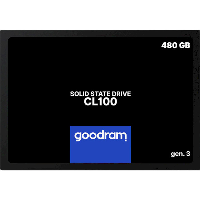 SSD диск GOODRAM CL100 Gen.3 480GB 2.5" SATA (SSDPR-CL100-480-G3)
