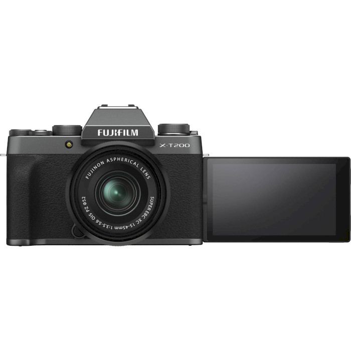 Фотоапарат FUJIFILM X-T200 Kit Dark Silver XC 15-45mm f/3.5-5.6 OIS PZ (16645955)