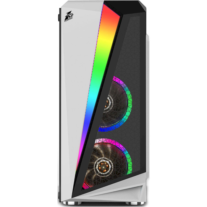 Корпус 1STPLAYER Rainbow R5-3R1 Color LED White